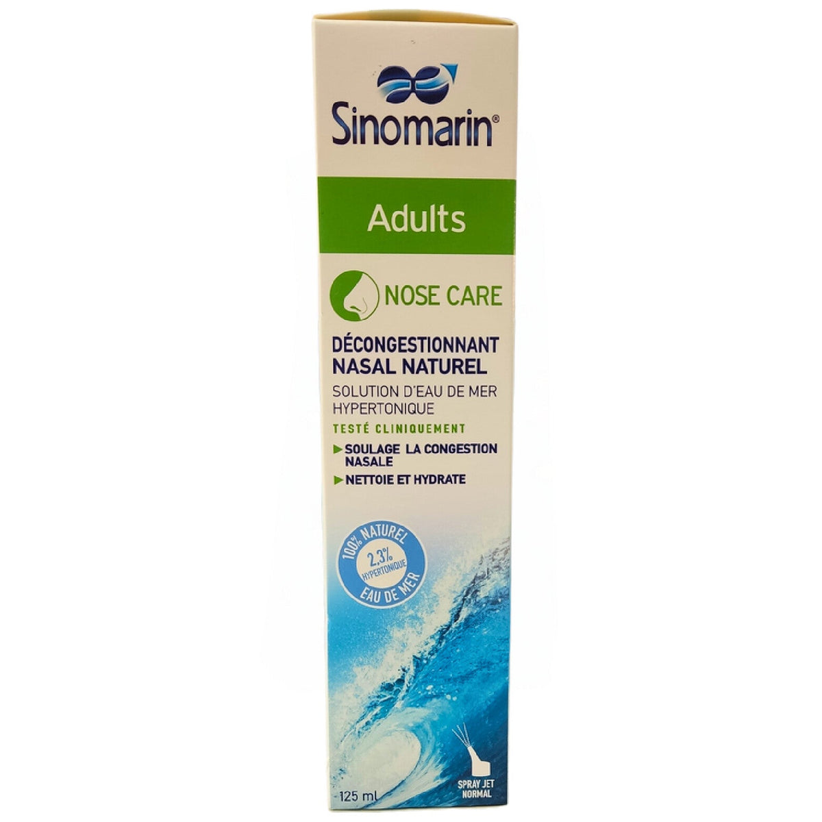 Sinomarine Adult Nasal Spray 125Ml-Natural Sea Water Solution
