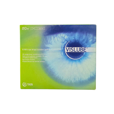 Vezlub Eye Lubricant Drops 0.18% 20 Units 0.3ml