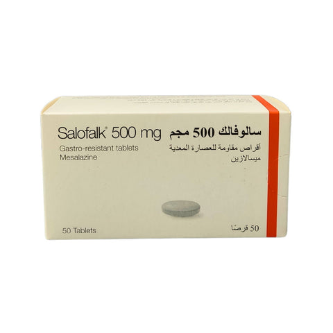 Salofalk 500 Mg 50 Tablets-For Colitis Treatment