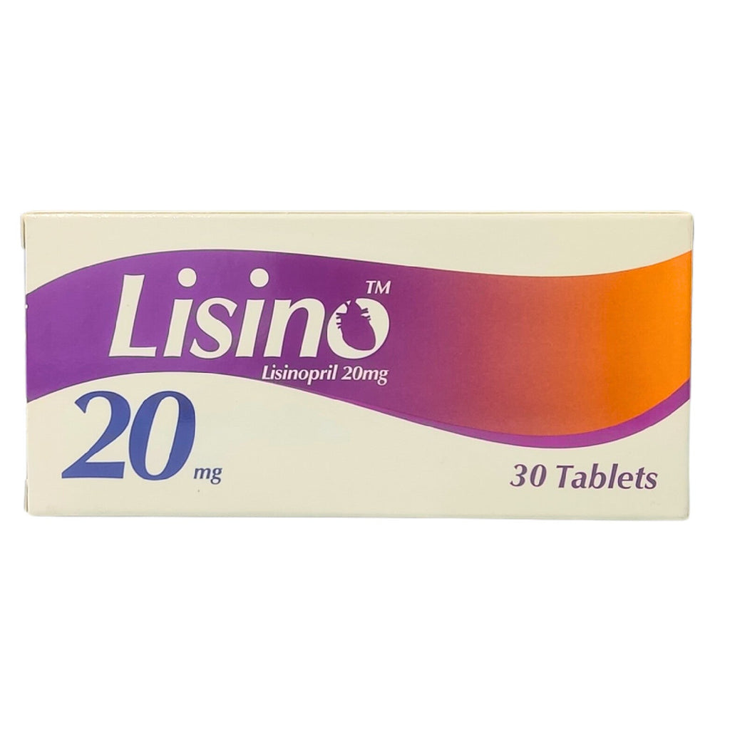 Lisino 20MG Cardiovascular Support 30 Tabs
