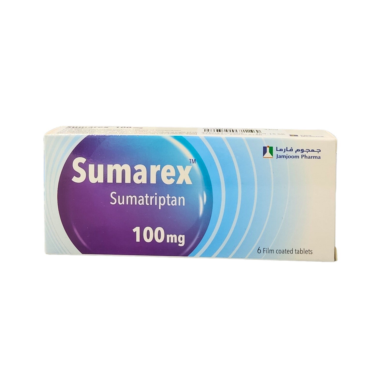 Sumarex 100mg migraine treatment 6 tablets