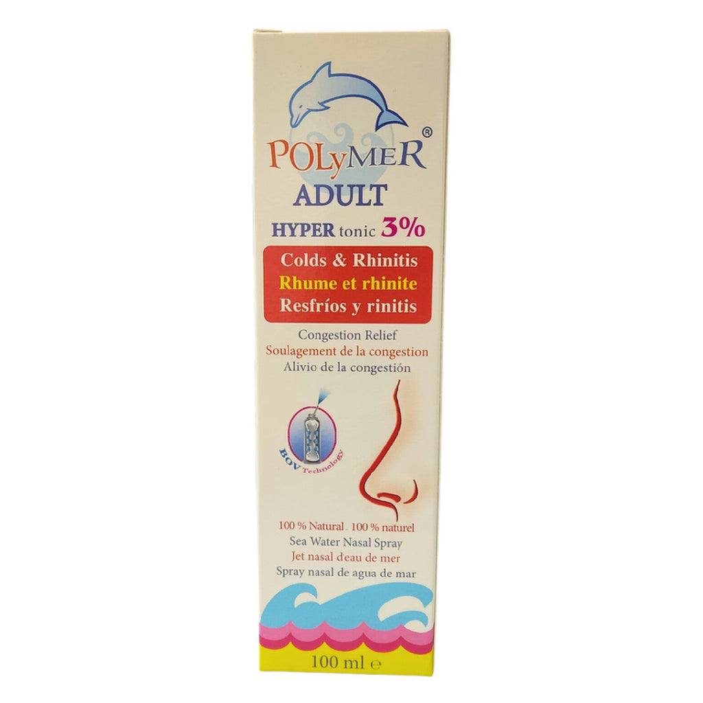 Polymer 3% Adults Spray-100Ml-Nasal Protection and Healthy Breathing Support