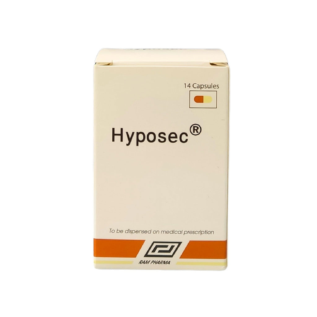 Hyposec Acid Reflux Capsules 20mg 14 Capsules