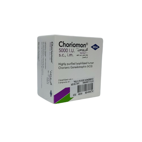 Choriomon 5000 Iu 3 Vial