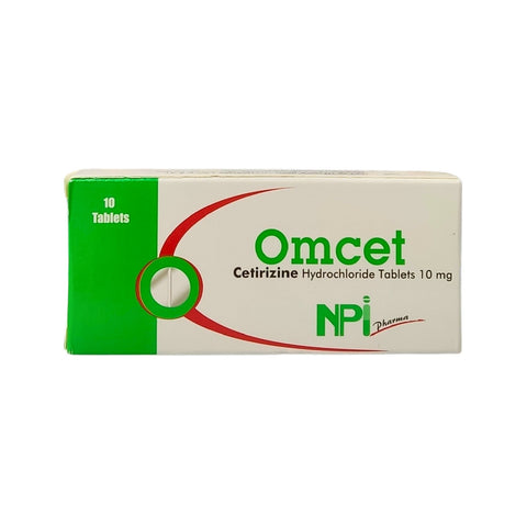 Omsit Antihistamine Tablets 10mg 10 Tablets