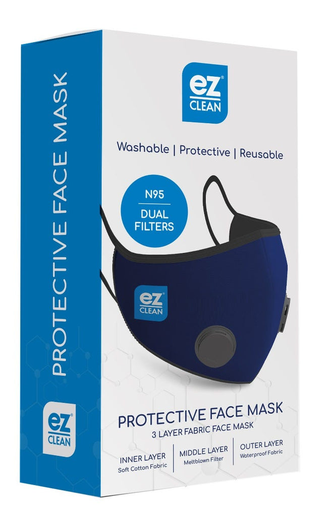 Ez-Clean Protective N95 Face Mask - 1 Mask