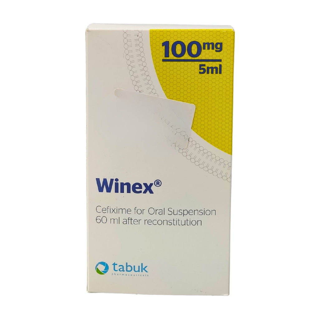 Winex oral suspension for bacterial infections 60ml