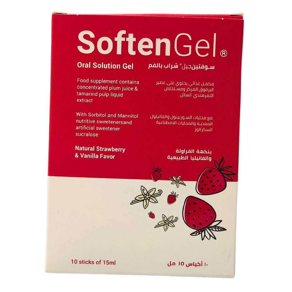 Soften Gel 10 Sachets oral relief 15ML