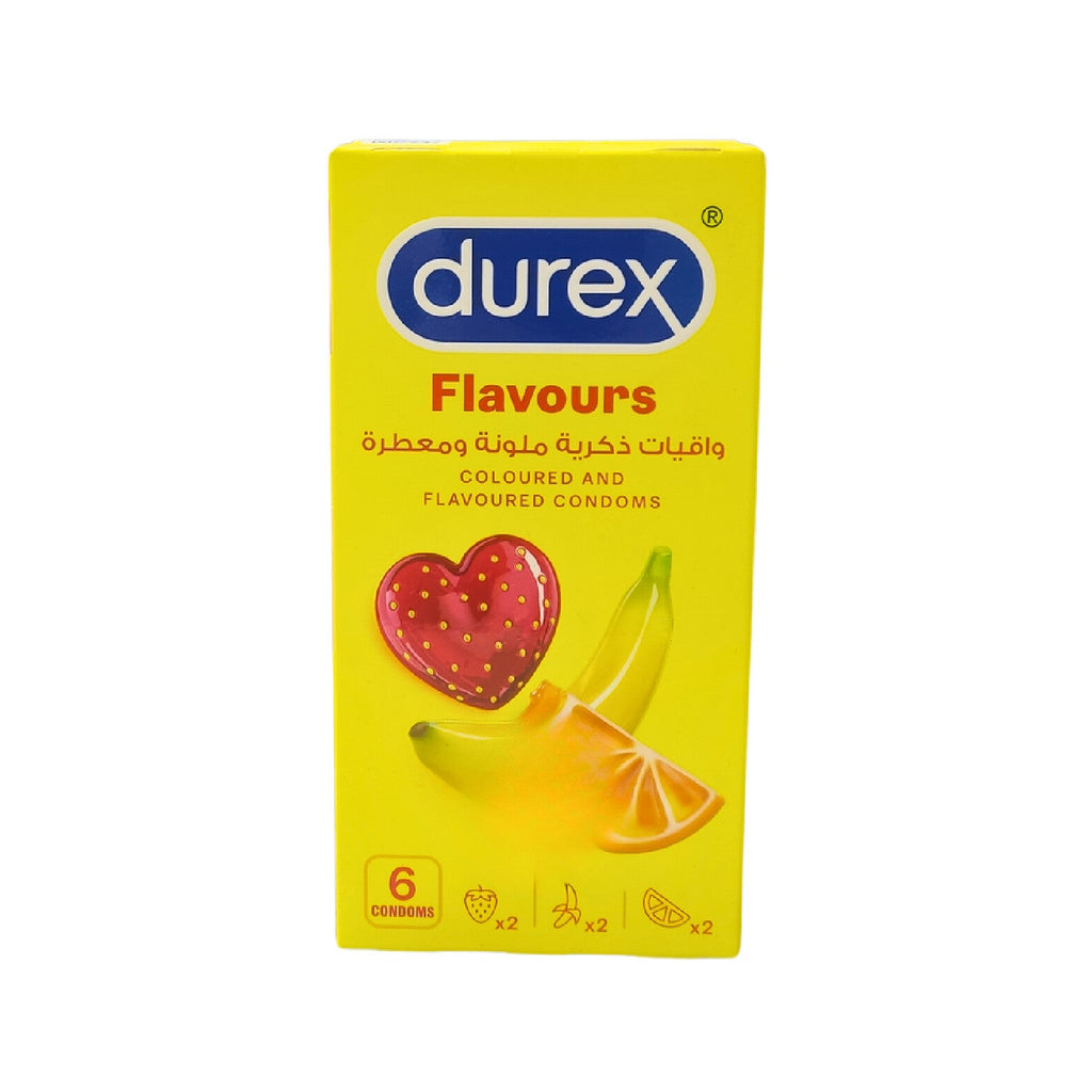 Durex Select Flavoured Condoms-Fruit Flavours For Protection and Pleasure-Pack Of 6