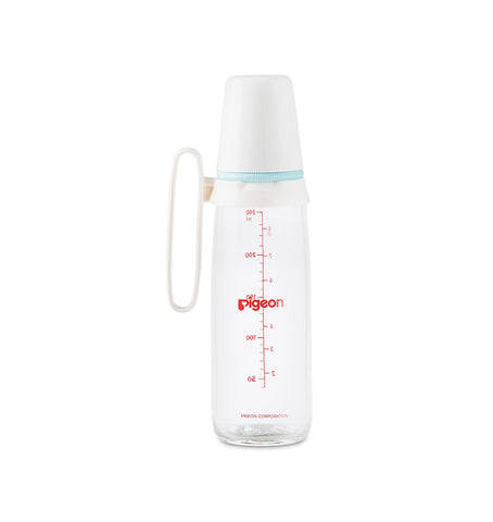 Pigeon Glass Bottle (Thin Neck) White Cap - 200 Ml