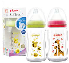 Pigeon Soft Touch Bottle Glass - 160 Ml