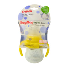 PIGEON 200ml Nipple Cup Yellow Step 1 +3m