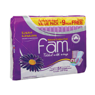 Fam Folded Super 42Pcs + 9Free