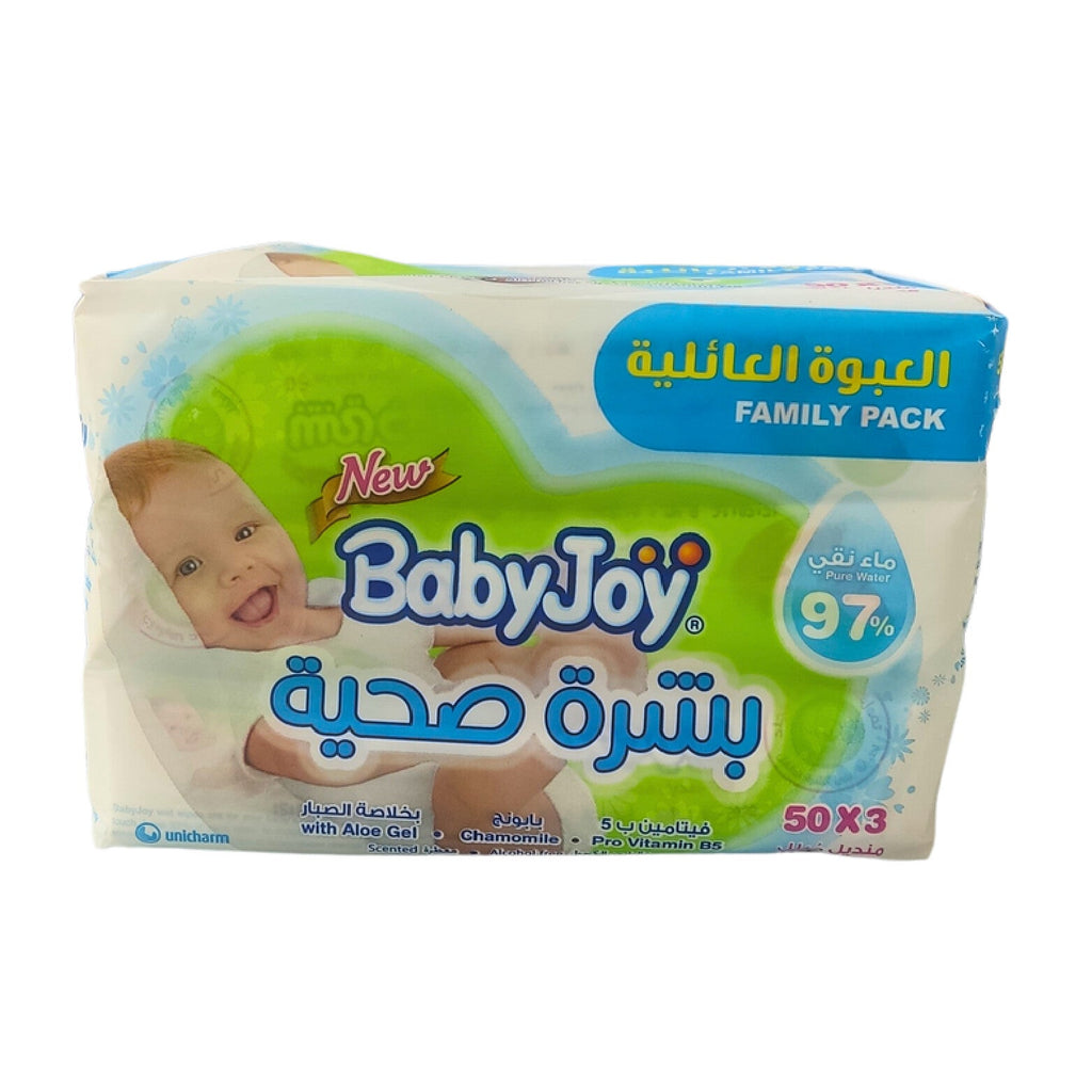 BABY JOY Soft Healthy Skin Wipes 3x50 pcs