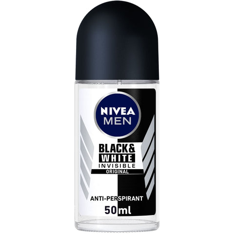 Nivea Black & White Roll On Anti Representative For Men - 50 Ml