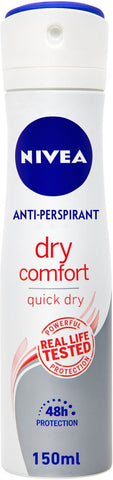 Nivea Dry Comfort Deo Spray - 150 Ml