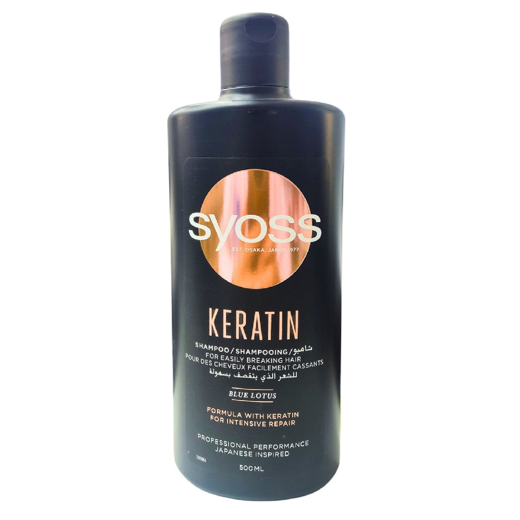 Syoss Keratin Primer Shampoo 500ml – Prepares and Protects Hair with Keratin