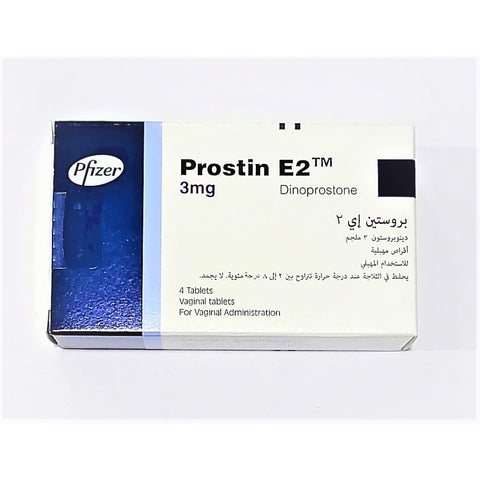 Prostin E2  3mg - 4 Vaginal Tablets