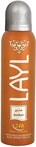 Amber Body Spray 150Ml Layl