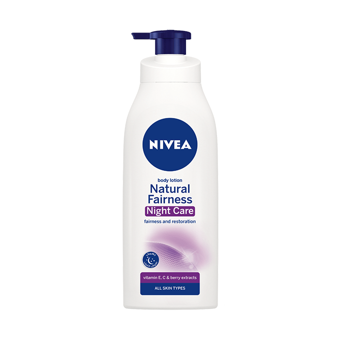 Nivea Body Lotion Natural Fairness Night Care - 400 Ml