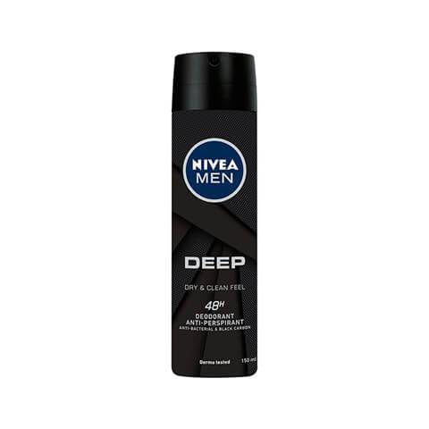 Nivea Men Deep Spray Deodorant - 150 Ml