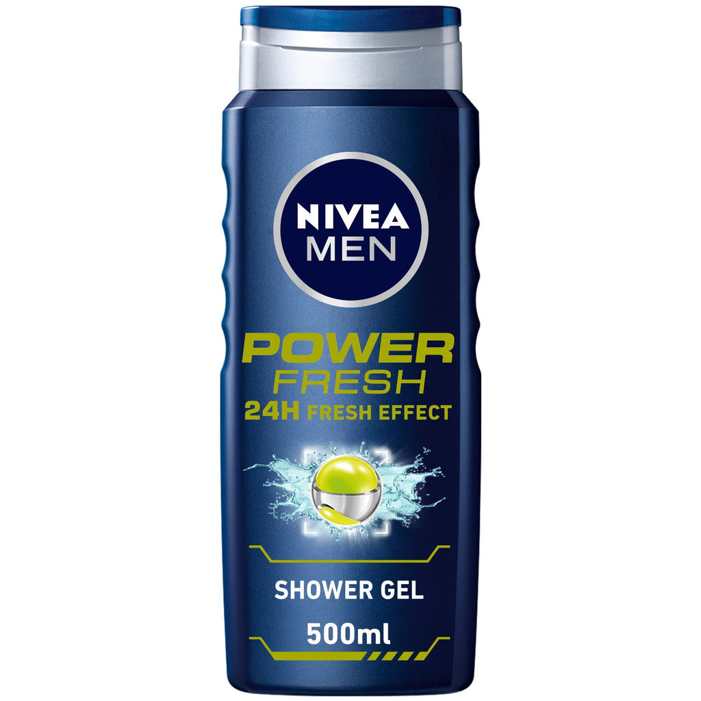 Nivea Men Power Fresh Shower Gel - 500Ml