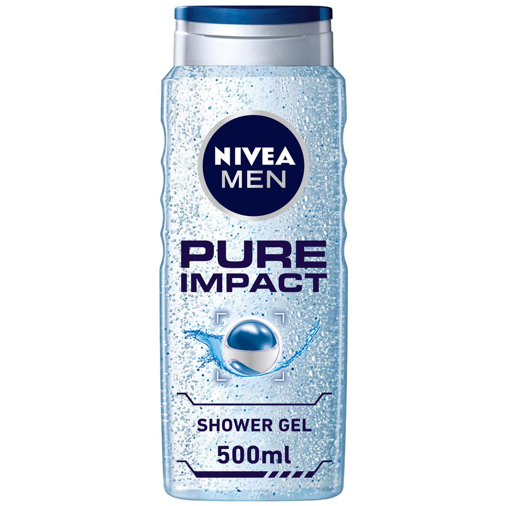 Nivea Pure Impact Shower Gel For Men - 250 Ml