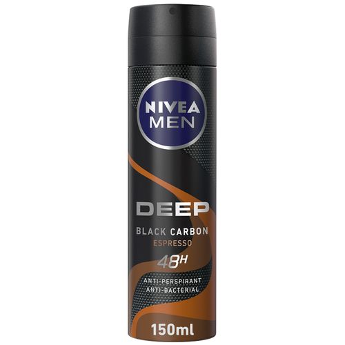 Nivea Men Deep Espresso Black Carbon - 150 Ml