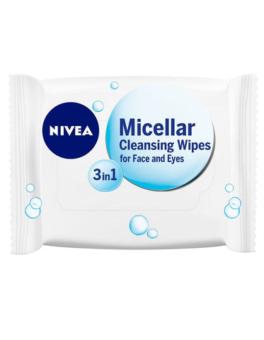 Nivea Micellar Cleansing Wipes 3 In 1 - 25 Pcs