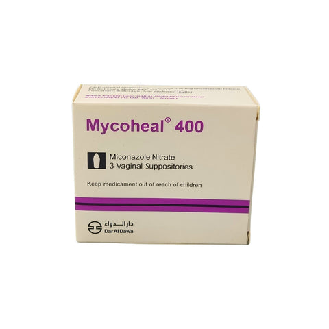 Mycoheal for vaginal infection 400 mg 3 suppositories