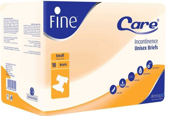 Fine Care Small 18 Unisex Briefs