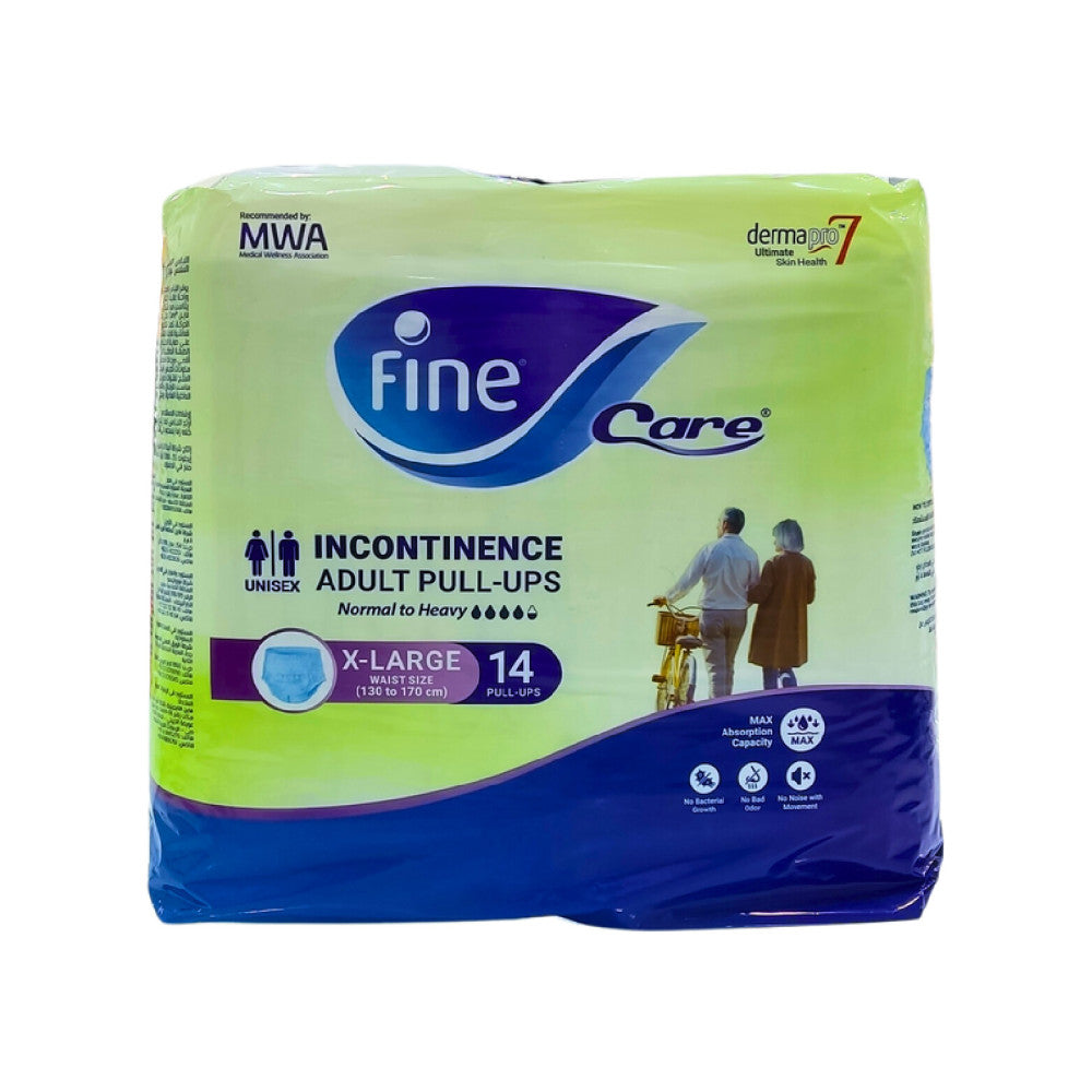 Fine Care Diapers for Adults, 14 Pieces - XL