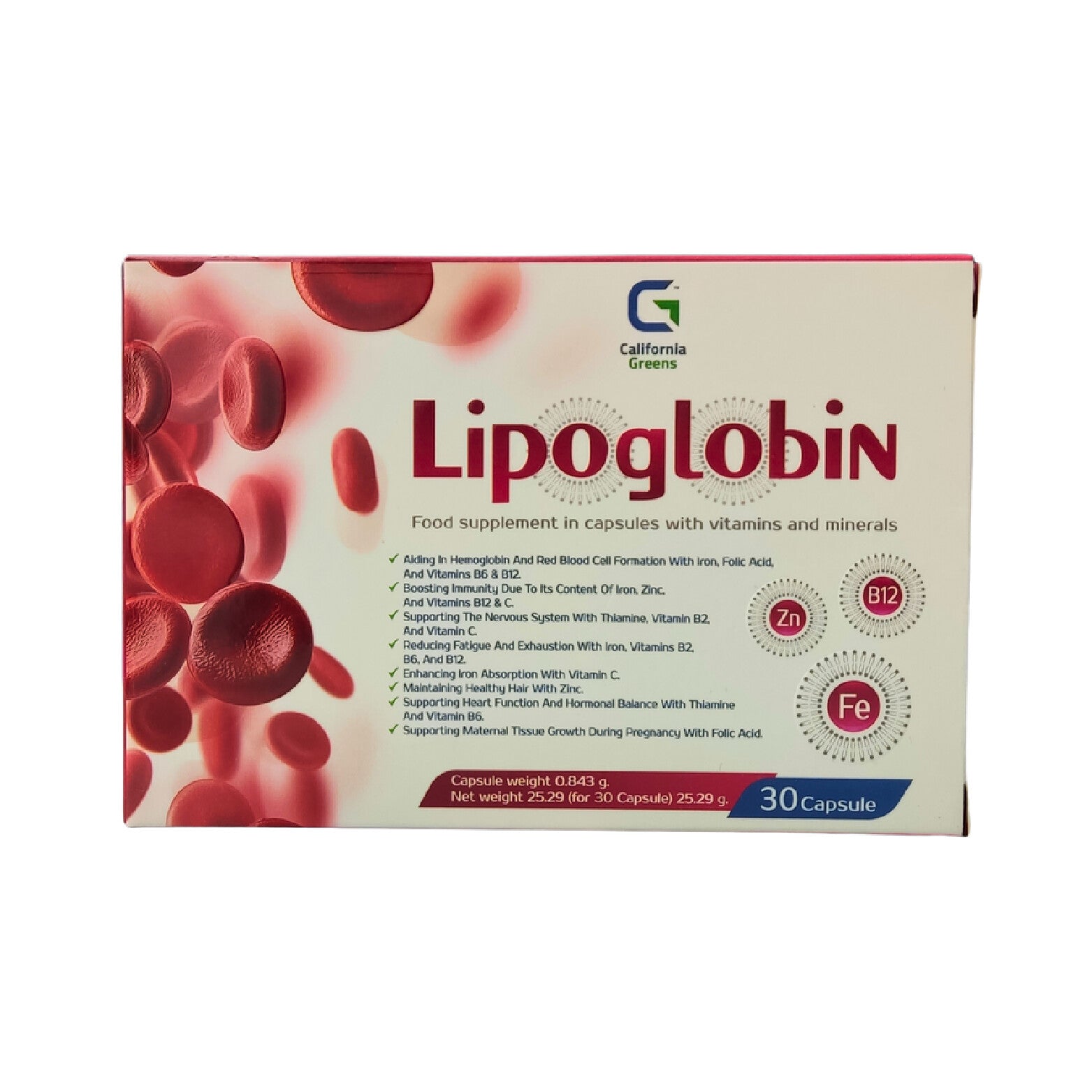 Lipoglobin 30 Caps supplement