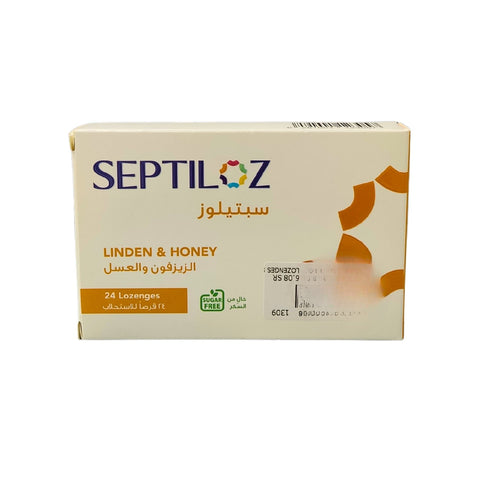Septiloz Extra-16 Lozenges With Linden and Honey For Oral and Throat Health And Symptom Relief
