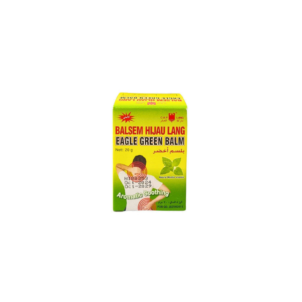 Eagle Green Balm Indonesia 20G-For Topical Pain Relief
