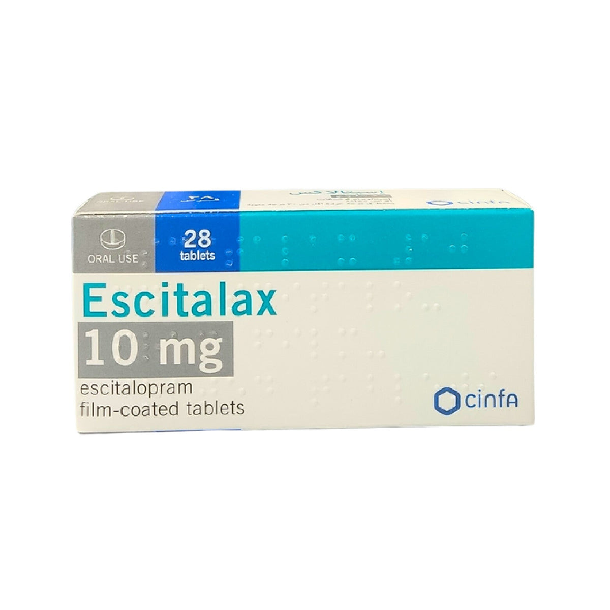 Escitalax 10MG tablet antidepressant 28 Tabs