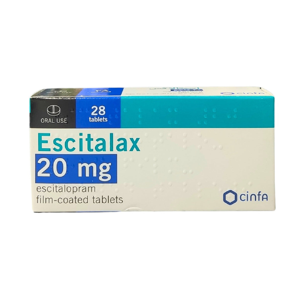 Escitalax 20MG tablet anxiety 28 Tabs