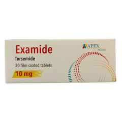 Examide Torsemide Diuretic Tablets 10mg 30 Tablets