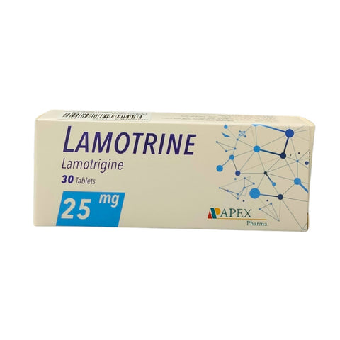 Lamotrine Antiepileptic Tablets 25mg 30 Tablets