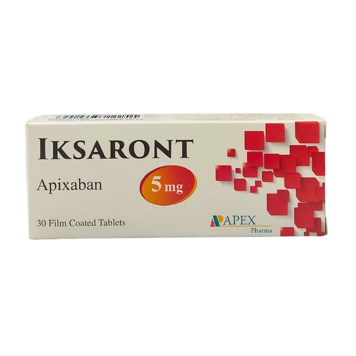 Iksaront 5mg Apixaban 30 Tablets