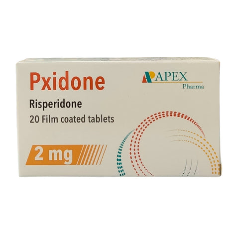 Pxidone 2mg Risperidone 20 Tablets