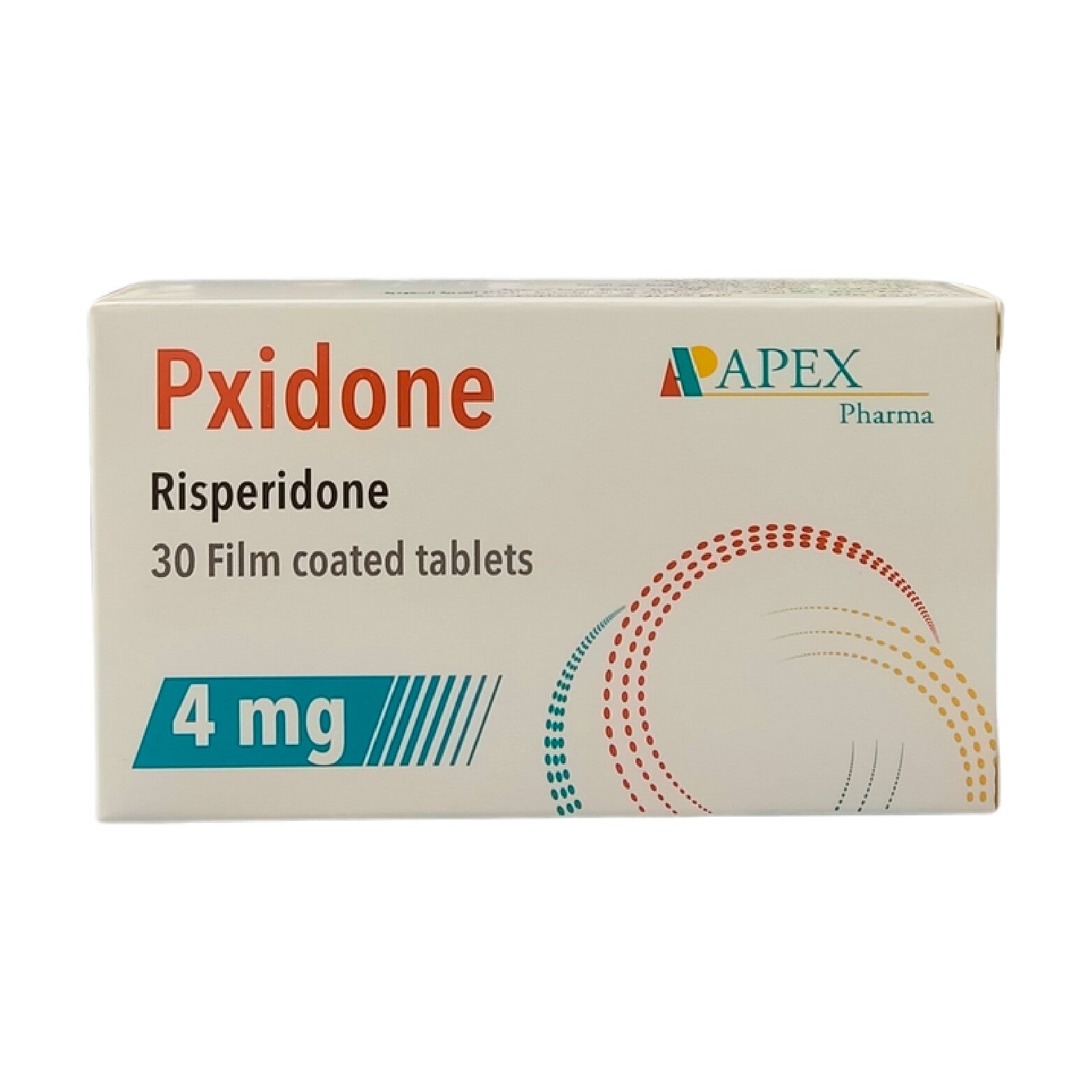 Pxidone 4mg Risperidone 30 Tablets