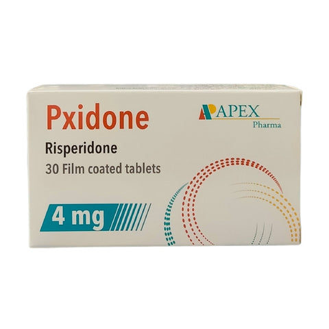 Pxidone 4mg Risperidone 30 Tablets