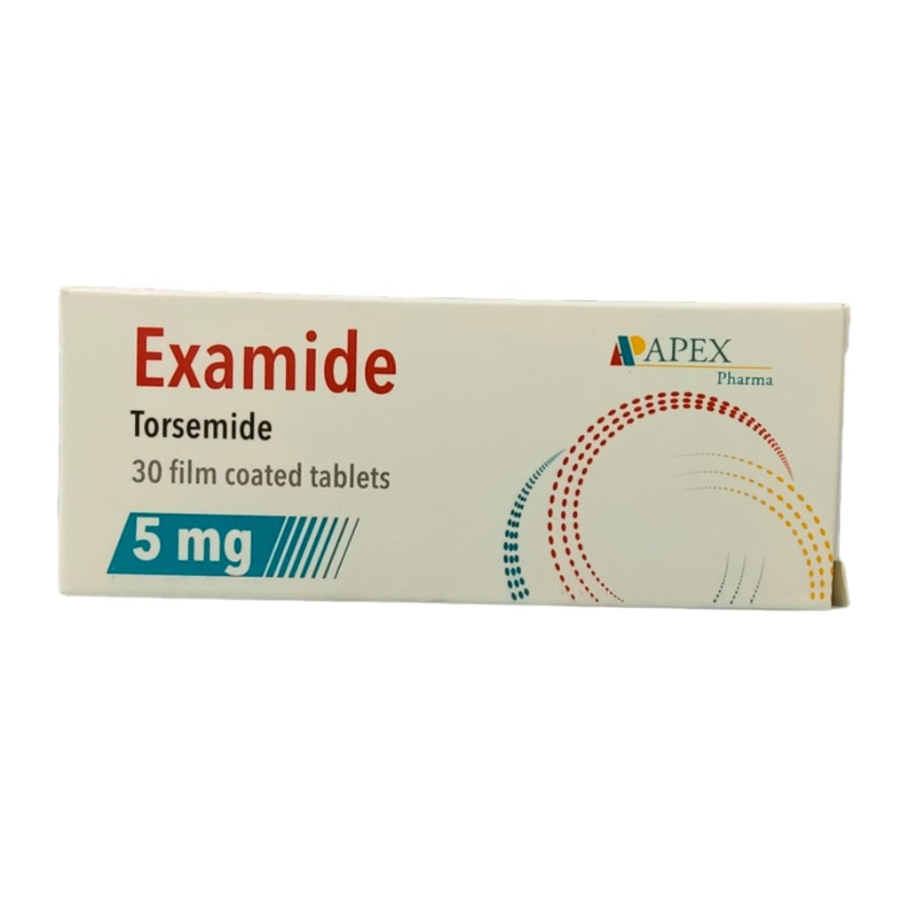 Examide Torsemide 5 mg – 30 Tablets