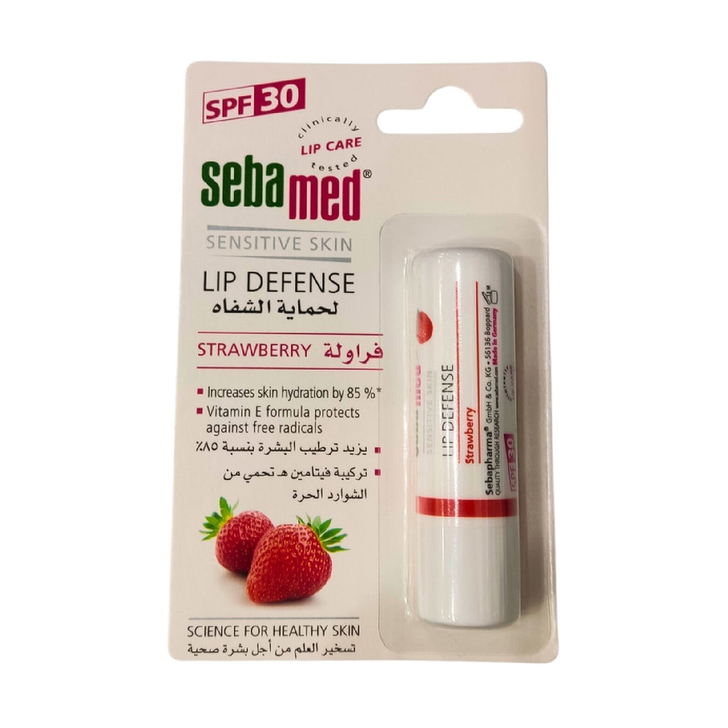 Seba Med Strawberry Lip Defense 4.8 gm