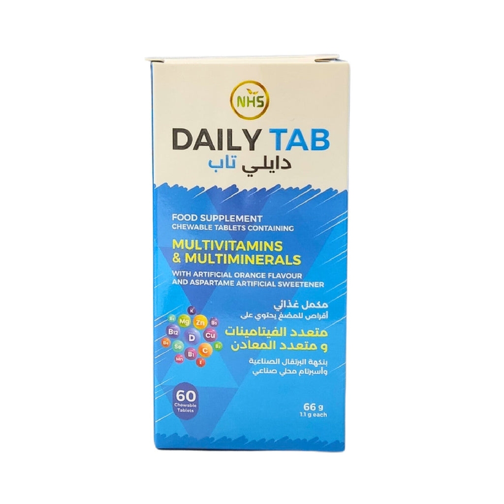 Daily Tab by NHS for Energy and Immune Support 60 Tablets