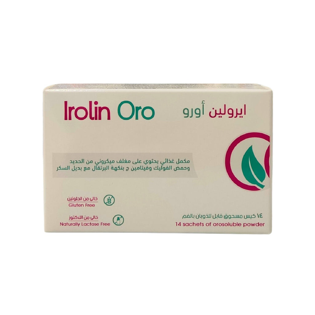 Irolin Oro 14 Sachets iron supplement