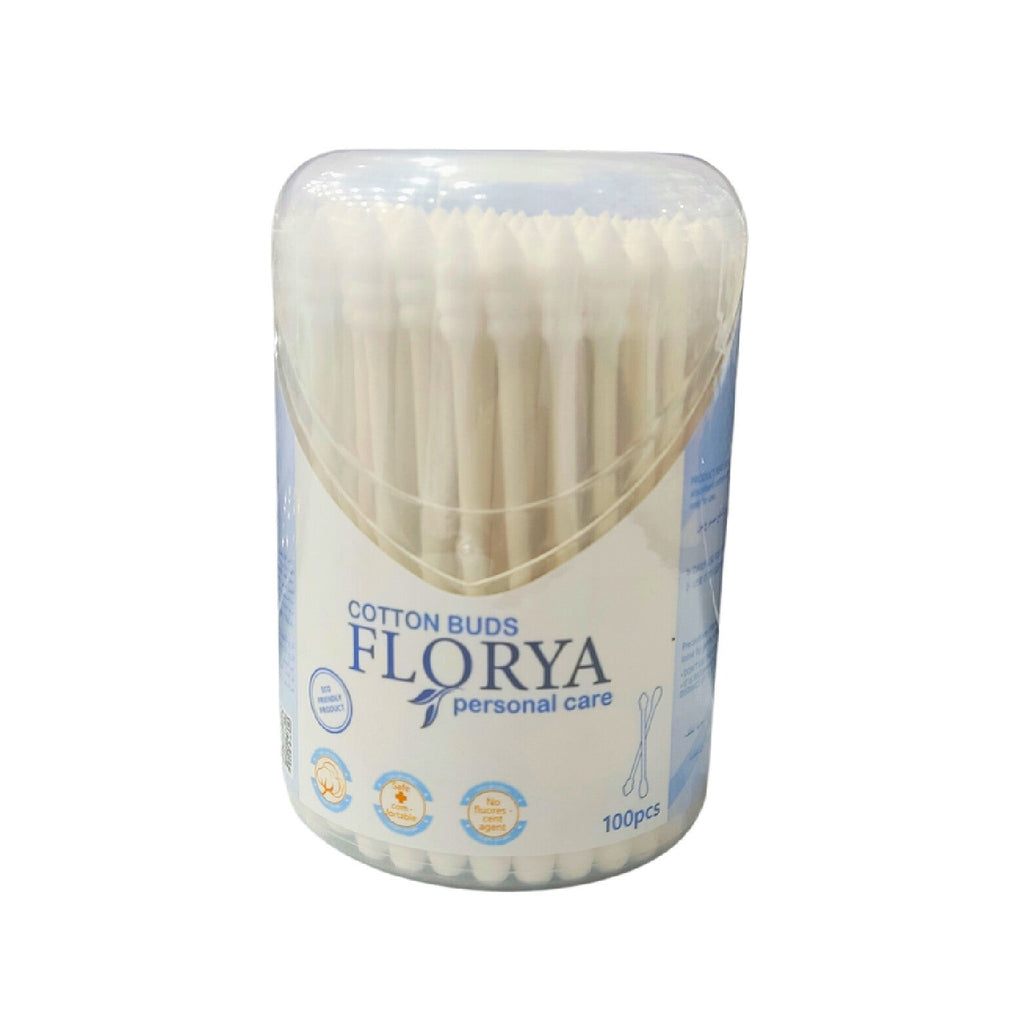 Florya Cotton Buds – Dual-Tip Cotton Swabs 100pcs