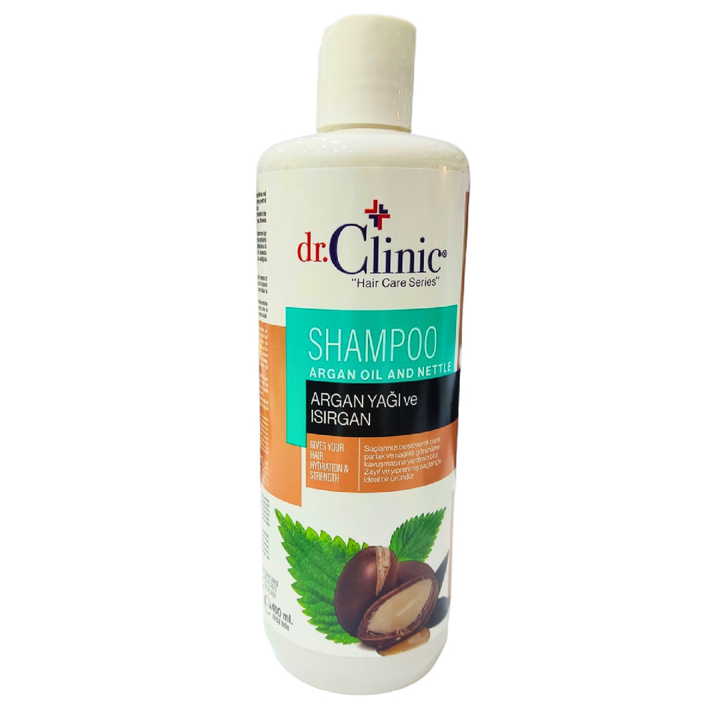 Dr. Clinic Argan & Nettle Hair Care Shampoo – 400ml