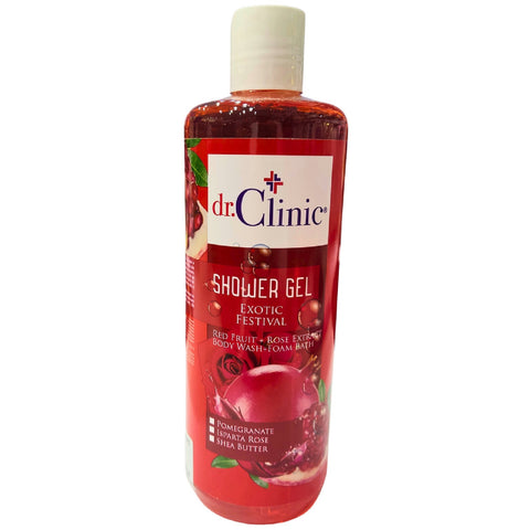 Dr. Clinic Rose & Pomegranate Refreshing Shower Gel – 400ml